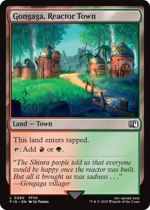 Gongaga, Reactor Town [FIN - 280] - Cartes Sportives Rive Sud