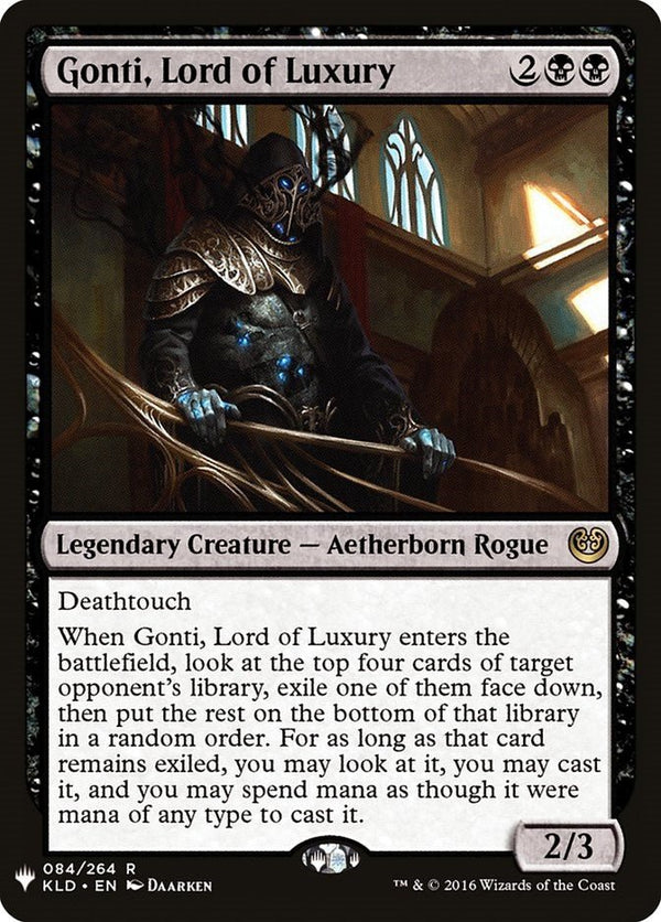 Gonti, Lord of Luxury [LIST - 84] - Cartes Sportives Rive Sud