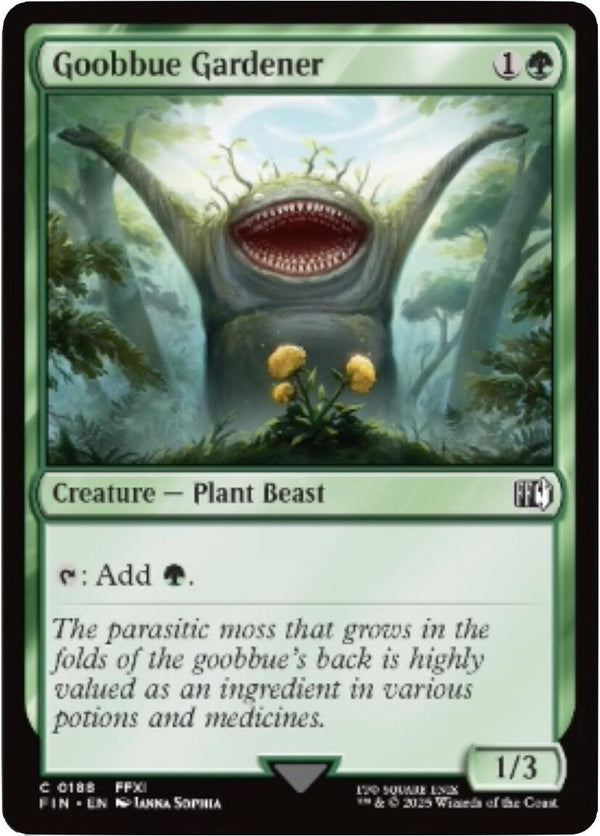 Goobbue Gardener [FIN - 188] - Cartes Sportives Rive Sud