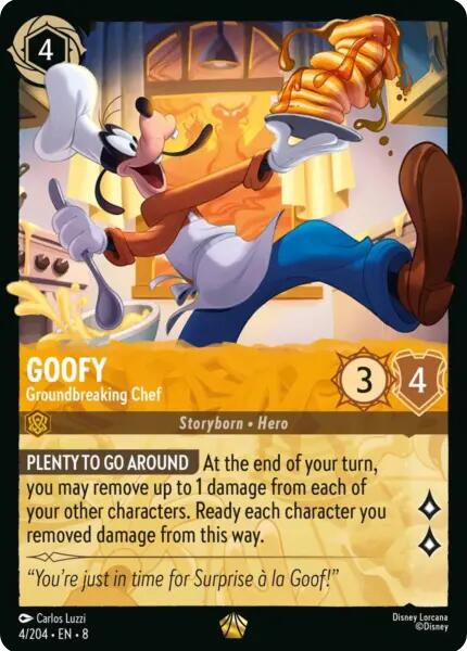 Goofy - Groundbreaking Chef [8 - 4/204] - Cartes Sportives Rive Sud
