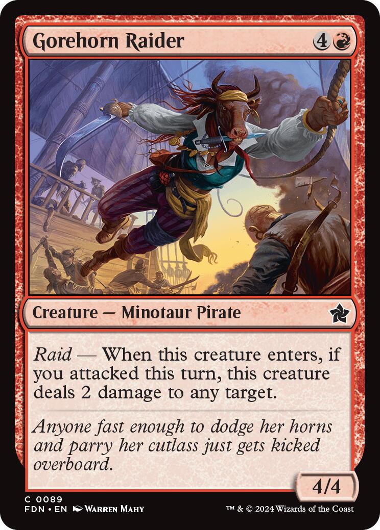 Gorehorn Raider [FDN - 89] - Cartes Sportives Rive Sud