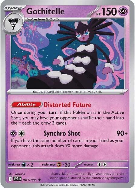 Gothitelle [WHT - 043/086] - Cartes Sportives Rive Sud