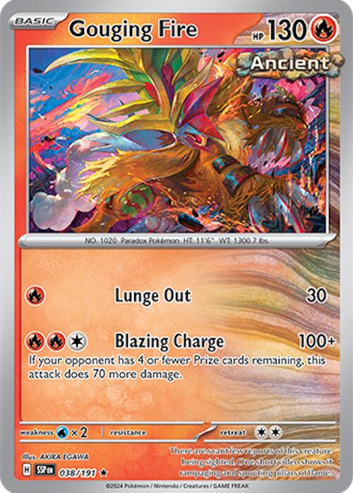 Gouging Fire [SV08 - 038] - Cartes Sportives Rive Sud