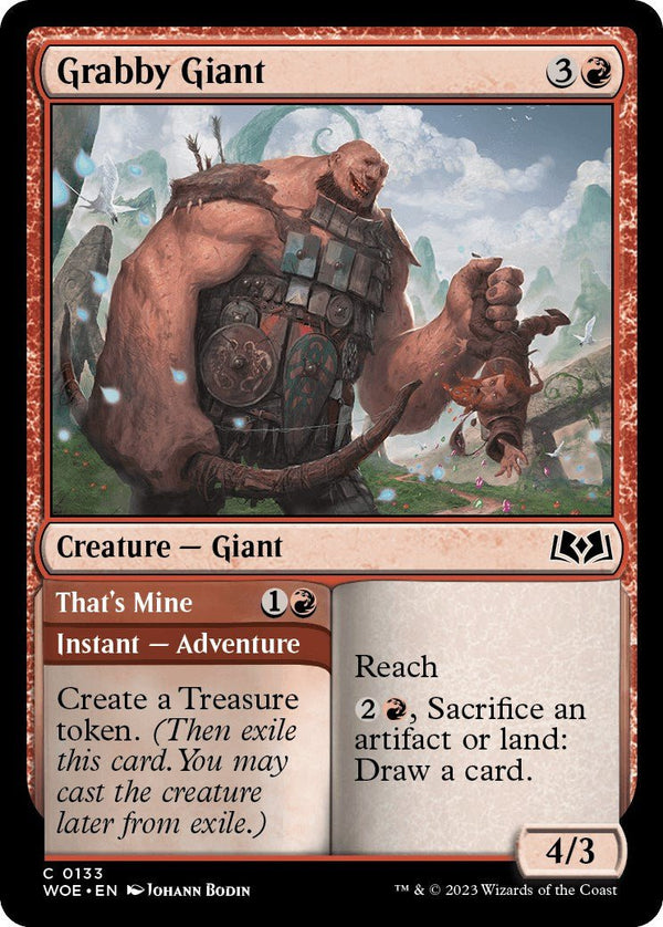 Grabby Giant [WOE - 133] - Cartes Sportives Rive Sud