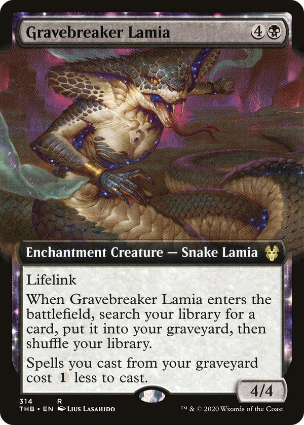 Gravebreaker Lamia (Extended Art) [THB - 314] - Cartes Sportives Rive Sud