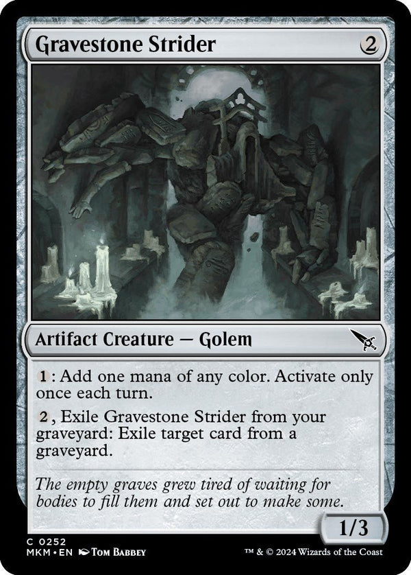Gravestone Strider [MKM - 252] - Cartes Sportives Rive Sud