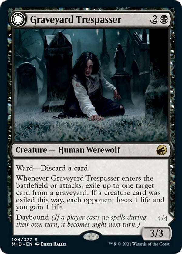 Graveyard Trespasser [MID - 104] - Cartes Sportives Rive Sud