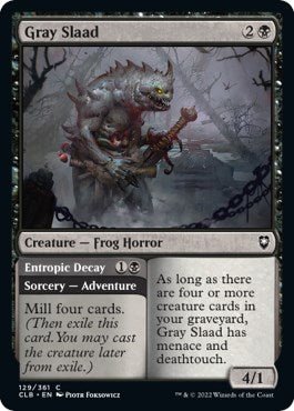Gray Slaad [CLB - 129] - Cartes Sportives Rive Sud