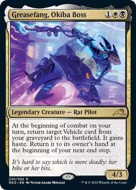 Greasefang, Okiba Boss [NEO - 220] - Cartes Sportives Rive Sud
