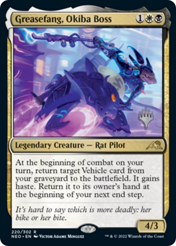 Greasefang, Okiba Boss [PPNEO - 220] - Cartes Sportives Rive Sud