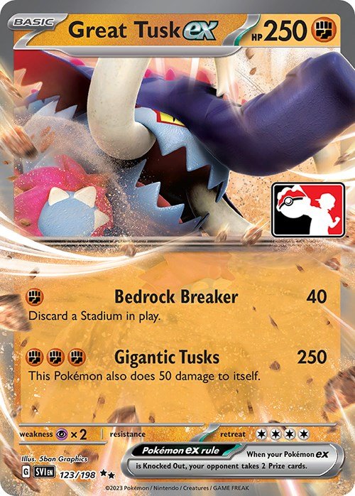 Great Tusk ex [123/198] - Cartes Sportives Rive Sud