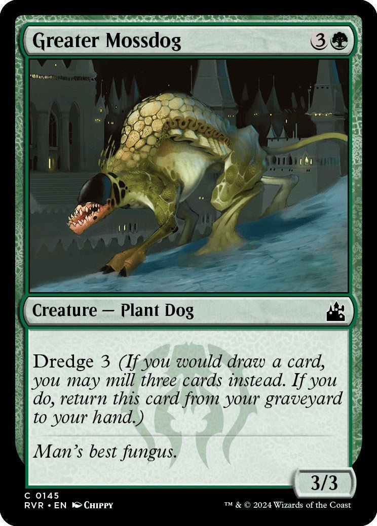 Greater Mossdog [RVR - 145] - Cartes Sportives Rive Sud