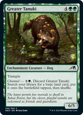 Greater Tanuki [NEO - 189] - Cartes Sportives Rive Sud
