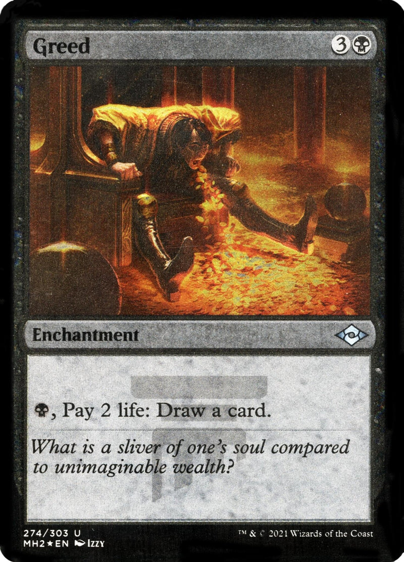 Greed (Foil Etched) [MH2 - 274] - Cartes Sportives Rive Sud