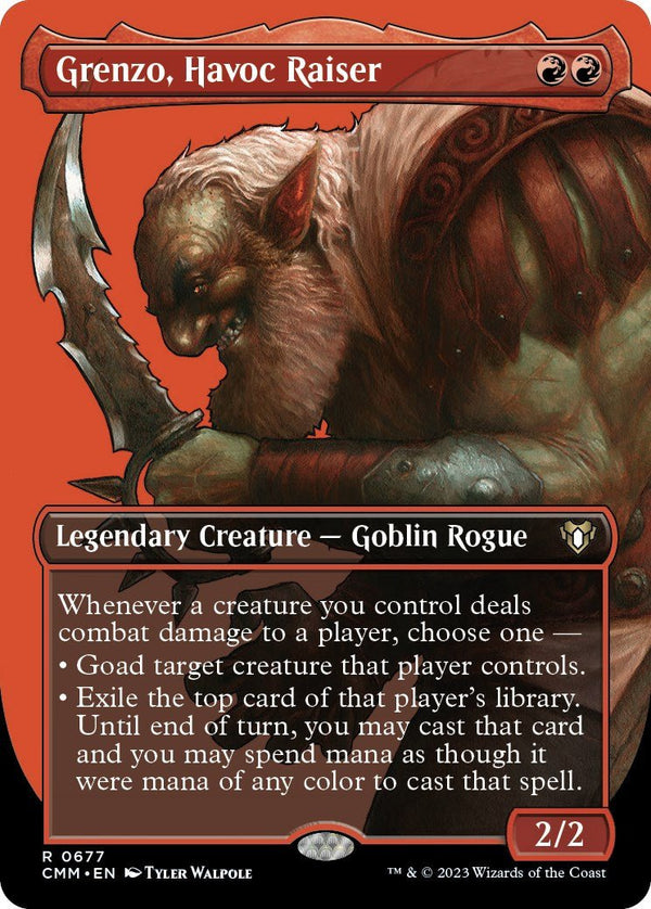 Grenzo, Havoc Raiser (Borderless) [CMM - 677] - Cartes Sportives Rive Sud