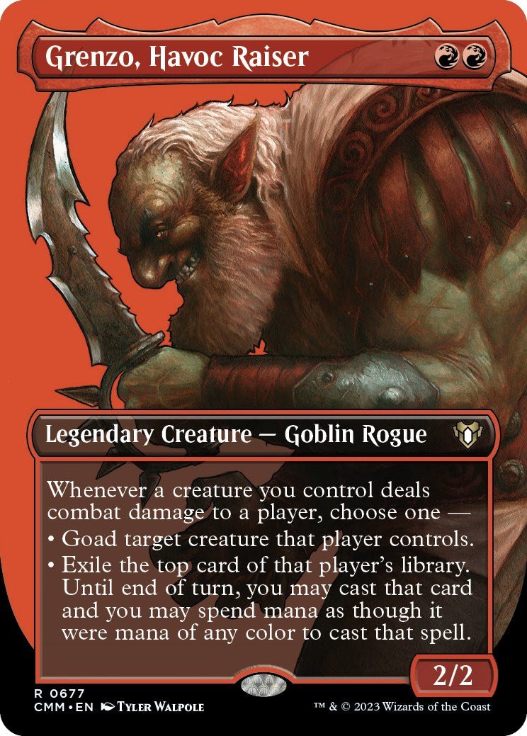 Grenzo, Havoc Raiser (Borderless) [CMM - 677] - Cartes Sportives Rive Sud