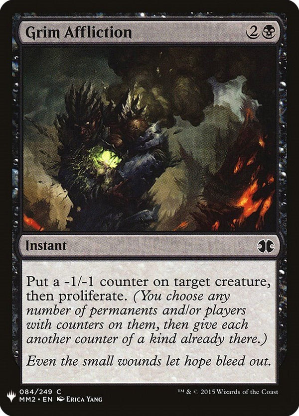 Grim Affliction [LIST - 84] - Cartes Sportives Rive Sud