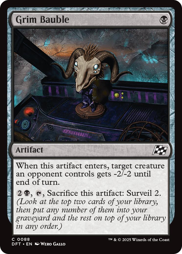 Grim Bauble [DFT - 88] - Cartes Sportives Rive Sud