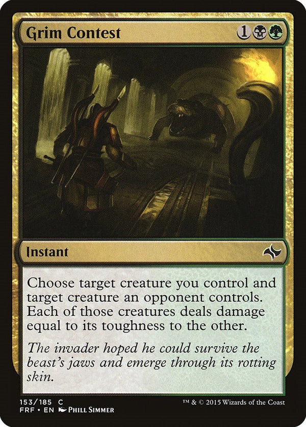 Grim Contest [FRF - 153] - Cartes Sportives Rive Sud