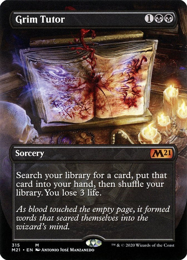 Grim Tutor (Alternate Art) [M21 - 315] - Cartes Sportives Rive Sud