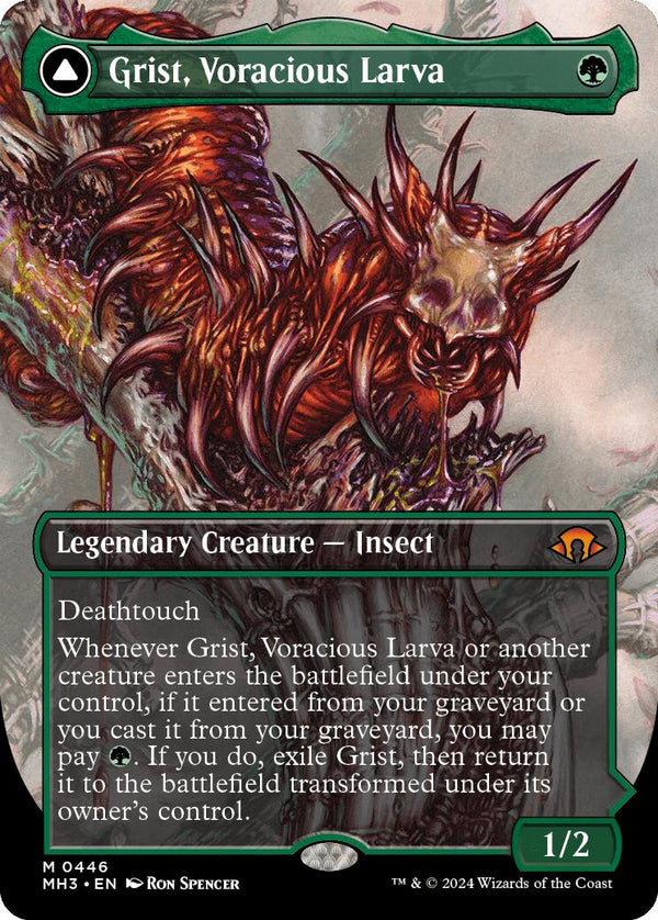 Grist, Voracious Larva (Borderless) [MH3 - 446] - Cartes Sportives Rive Sud