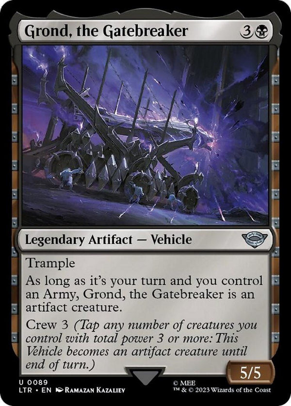 Grond, the Gatebreaker [LTR - 89] - Cartes Sportives Rive Sud