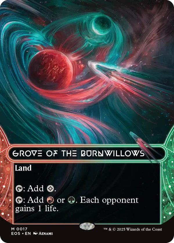 Grove of the Burnwillows (0017) (Borderless) [EOS - 17] - Cartes Sportives Rive Sud