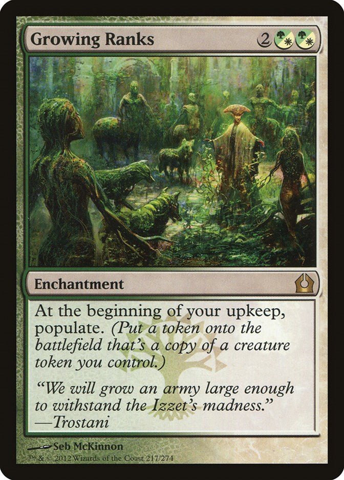 Growing Ranks [RTR - 217] - Cartes Sportives Rive Sud