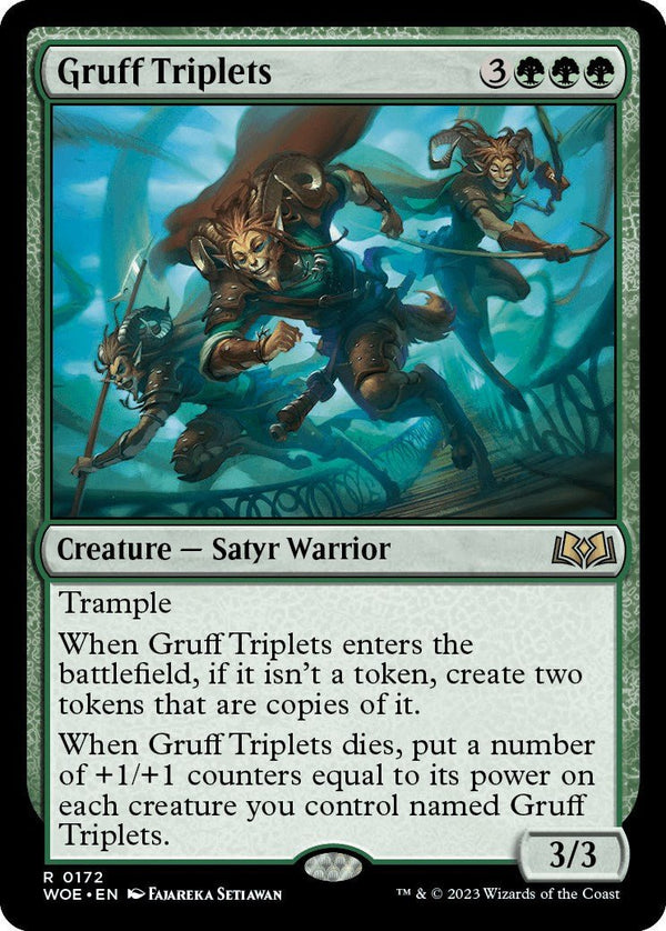 Gruff Triplets [WOE - 172] - Cartes Sportives Rive Sud