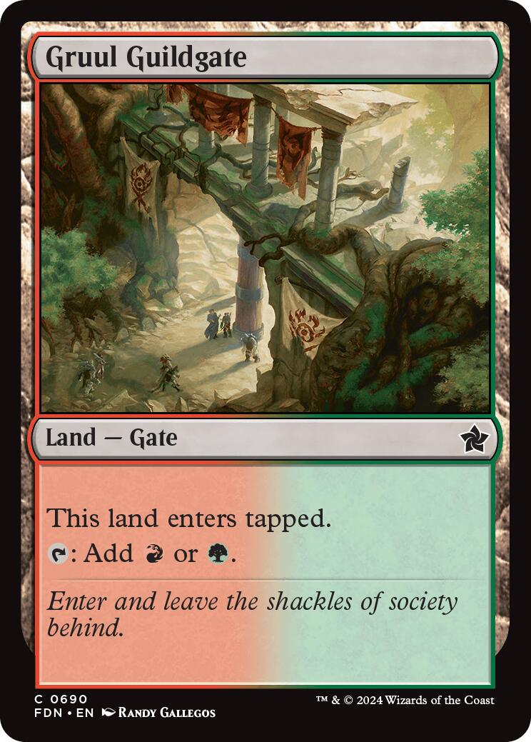 Gruul Guildgate [FDN - 690] - Cartes Sportives Rive Sud
