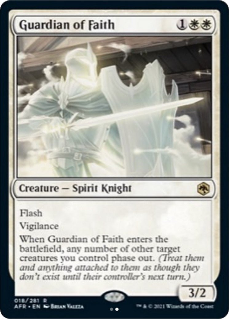 Guardian of Faith [AFR - 18] - Cartes Sportives Rive Sud