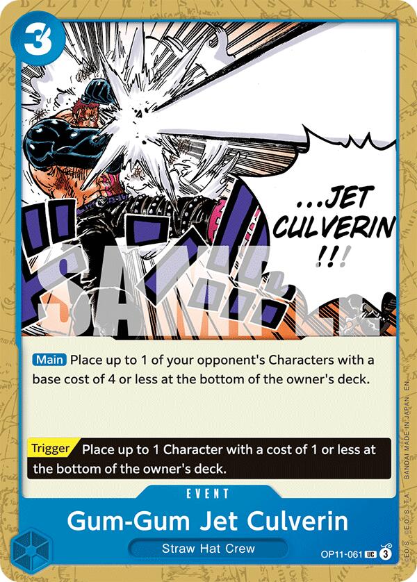 Gum - Gum Jet Culverin [OP11 - OP11 - 061] - Cartes Sportives Rive Sud