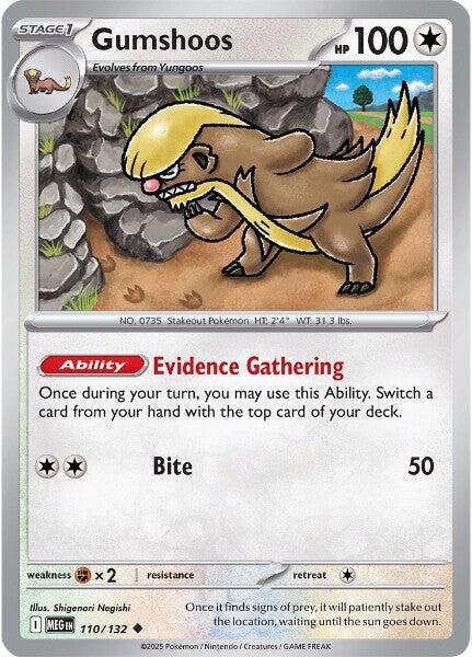 Gumshoos - 110/132 [MEG - 110/132] - Cartes Sportives Rive Sud