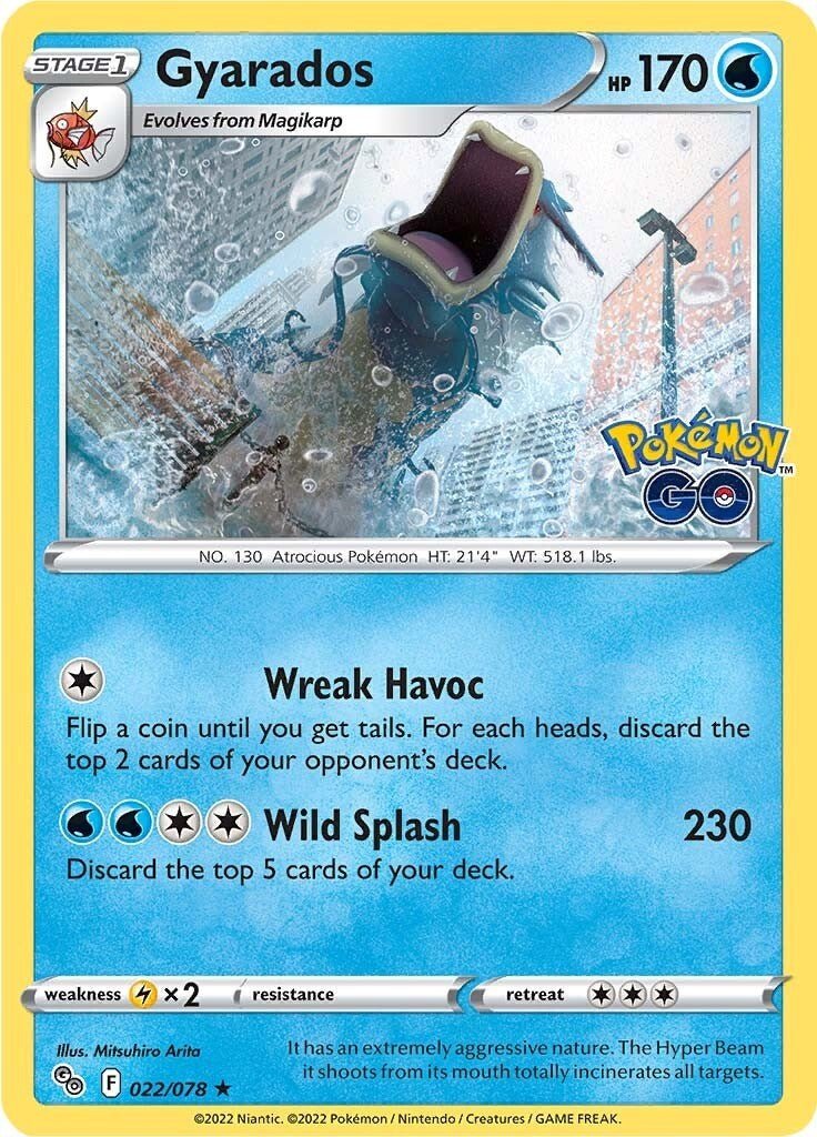 Gyarados [PGO - 022/078] - Cartes Sportives Rive Sud