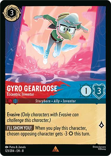 Gyro Gearloose - Eccentric Inventor [8 - 123/204] - Cartes Sportives Rive Sud