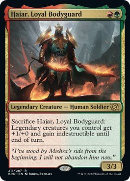 Hajar, Loyal Bodyguard [BRO - 211] - Cartes Sportives Rive Sud