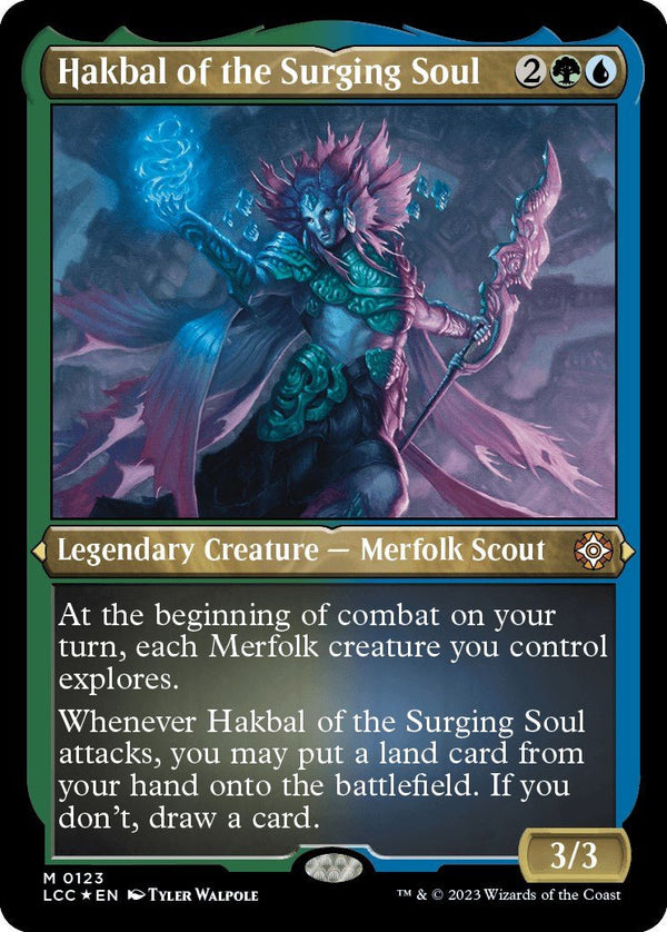 Hakbal of the Surging Soul (Display Commander) - Thick Stock [LCC - 123] - Cartes Sportives Rive Sud