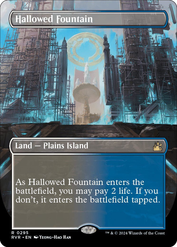 Hallowed Fountain (Borderless) [RVR - 295] - Cartes Sportives Rive Sud