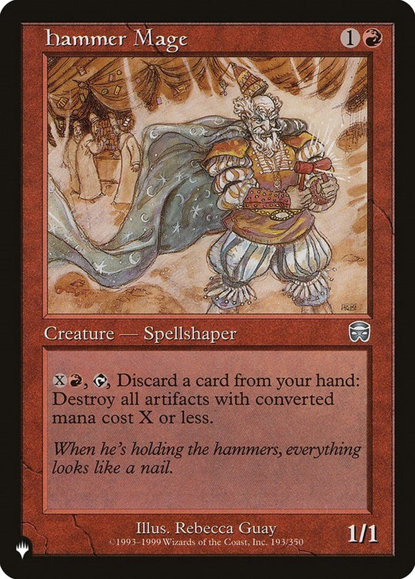 Hammer Mage [LIST - 193/350] - Cartes Sportives Rive Sud