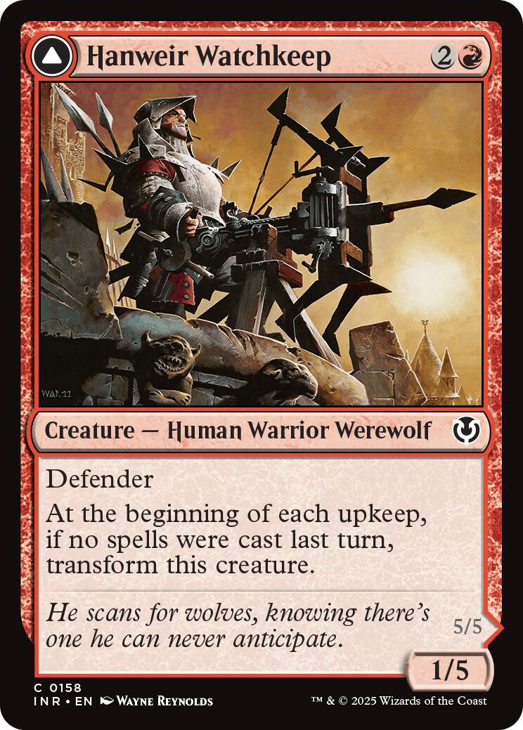 Hanweir Watchkeep [INR - 158] - Cartes Sportives Rive Sud