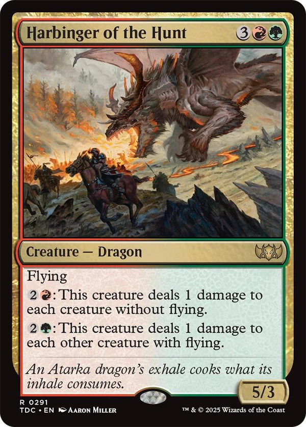 Harbinger of the Hunt [TDC - 291] - Cartes Sportives Rive Sud