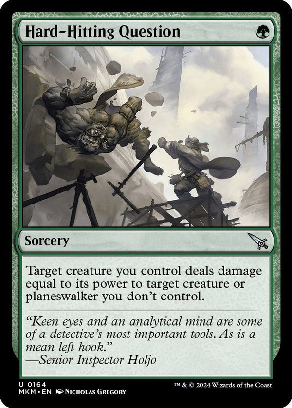 Hard - Hitting Question [MKM - 164] - Cartes Sportives Rive Sud