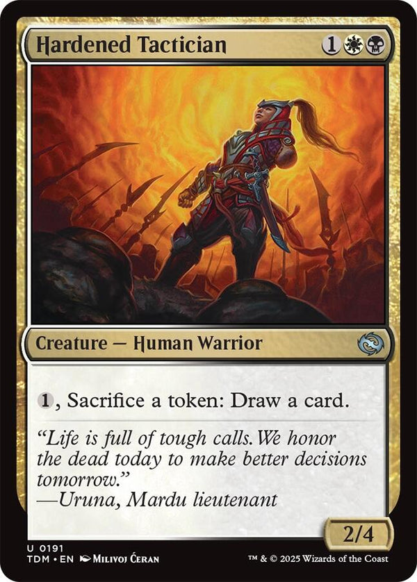 Hardened Tactician [TDM - 191] - Cartes Sportives Rive Sud