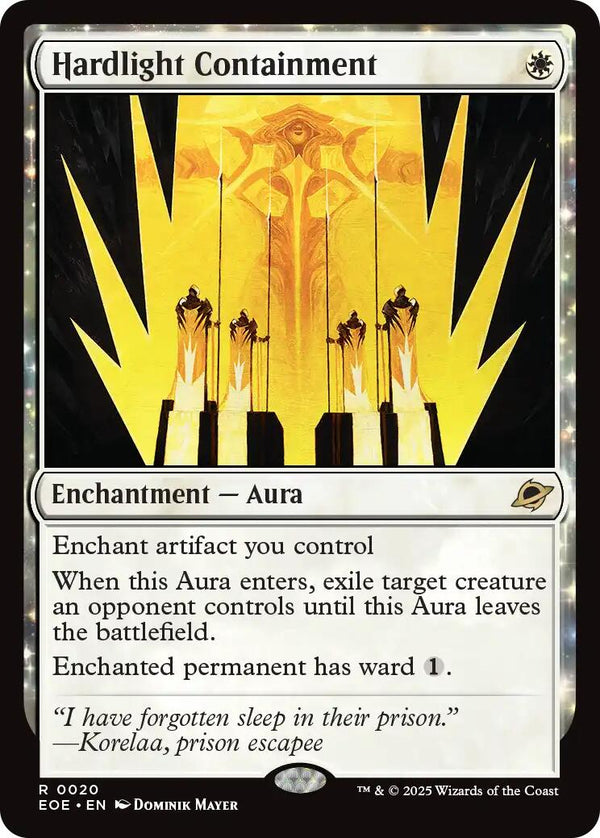 Hardlight Containment [EOE - 20] - Cartes Sportives Rive Sud