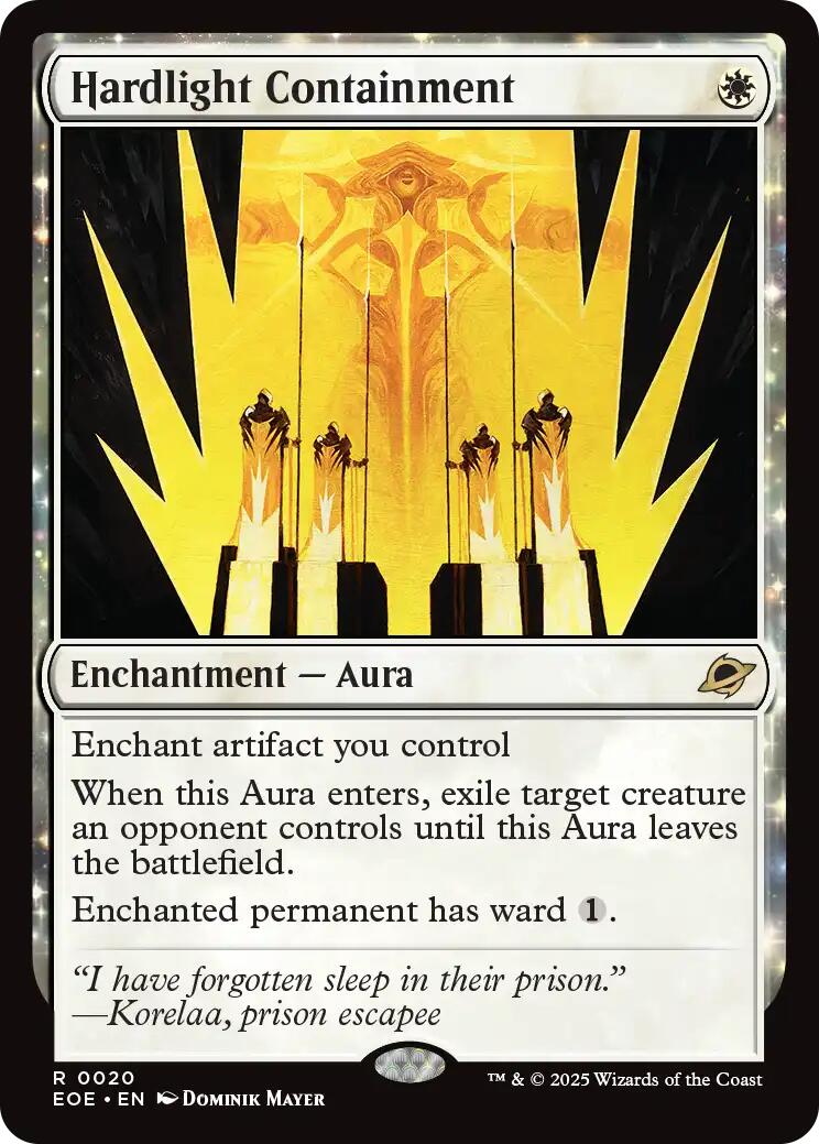 Hardlight Containment [EOE - 20] - Cartes Sportives Rive Sud