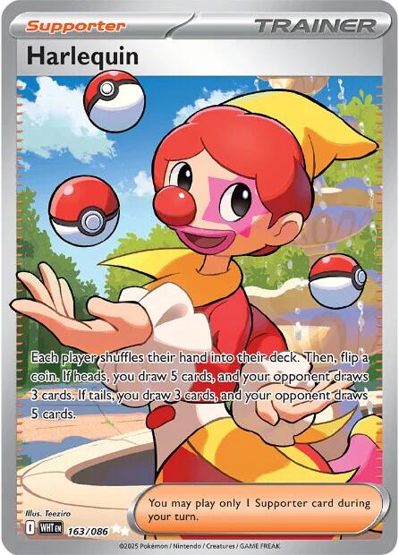Harlequin - 163/086 [WHT - 163/086] - Cartes Sportives Rive Sud