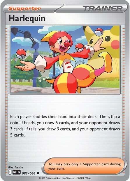 Harlequin [WHT - 083/086] - Cartes Sportives Rive Sud