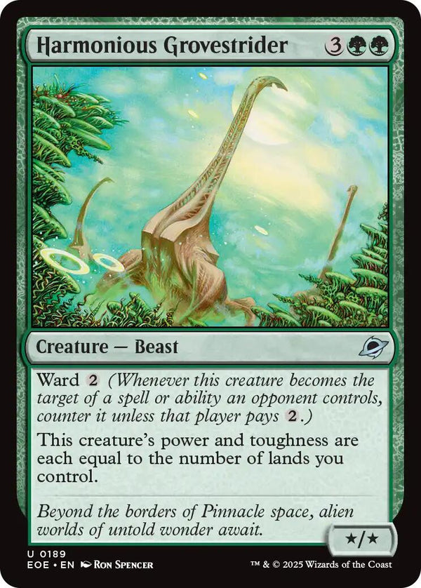 Harmonious Grovestrider [EOE - 189] - Cartes Sportives Rive Sud