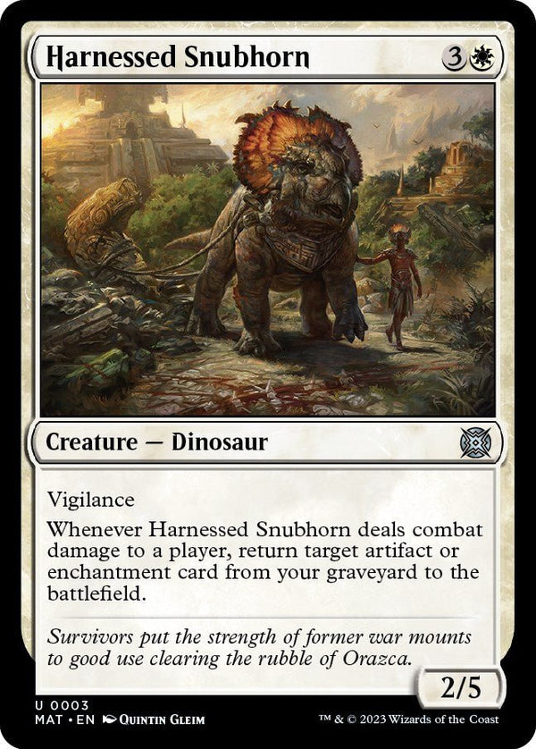 Harnessed Snubhorn [MAT - 3] - Cartes Sportives Rive Sud