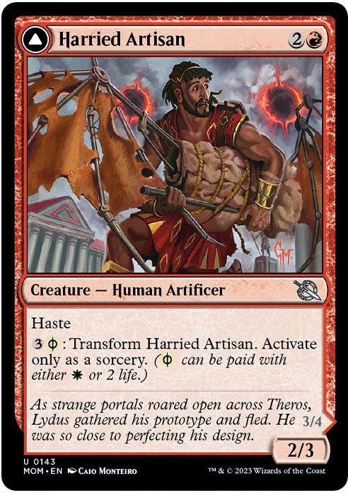 Harried Artisan [MOM - 143] - Cartes Sportives Rive Sud
